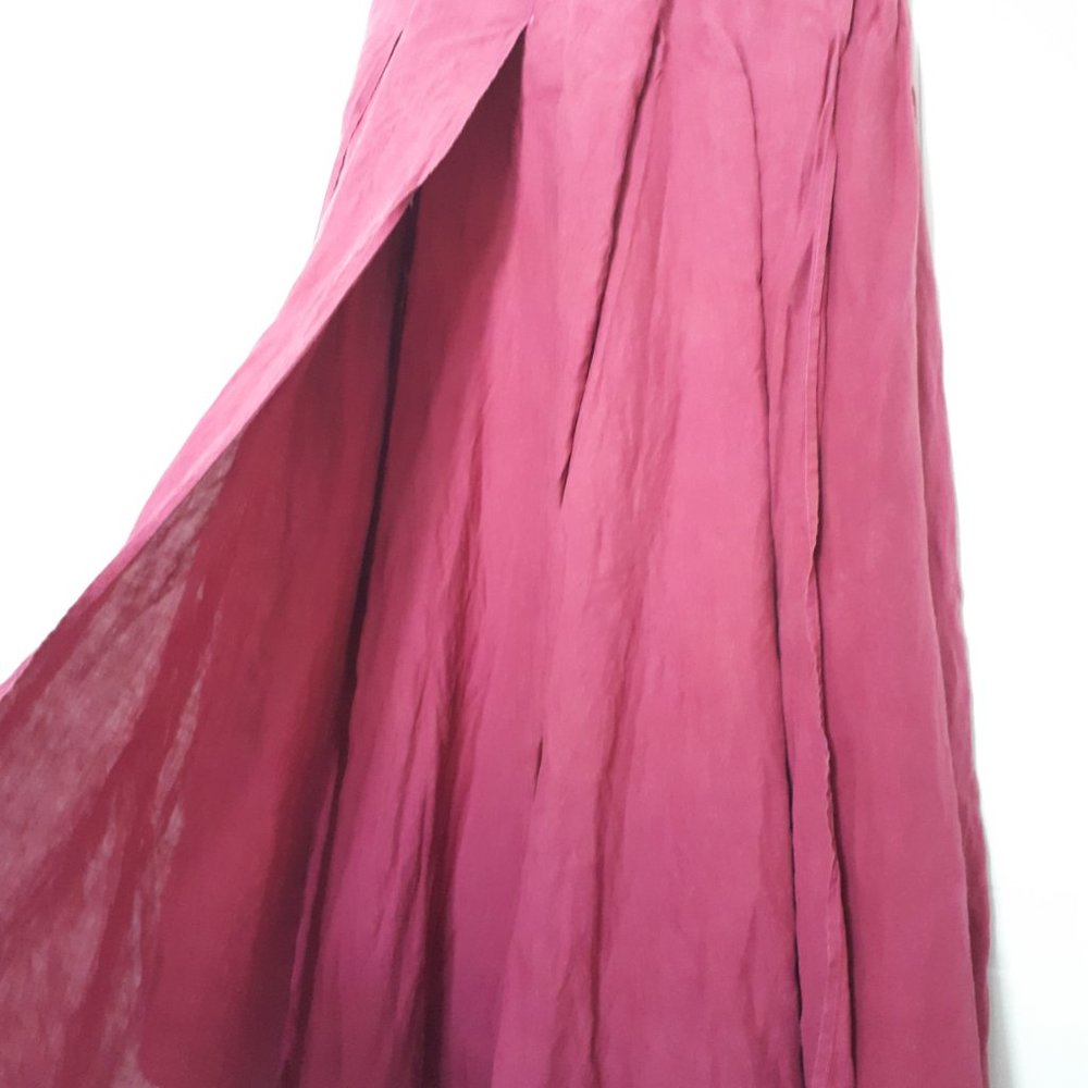 *CLOSET CLEAROUT SALE* Vintage Georges Rech linen maxi skirt size 38
